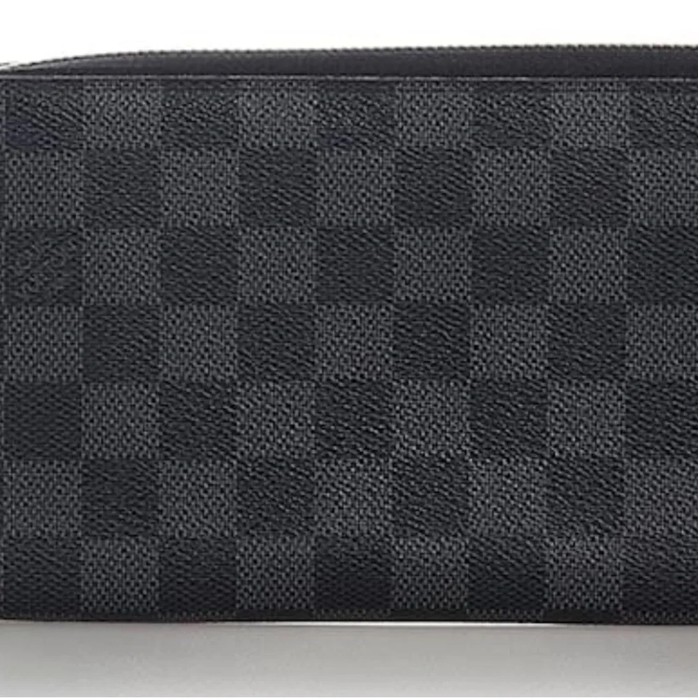 Louis Vuitton Damier Graphit Vertical Zipper Wallet Grey&Black (100% real) - Picture 10 of 13